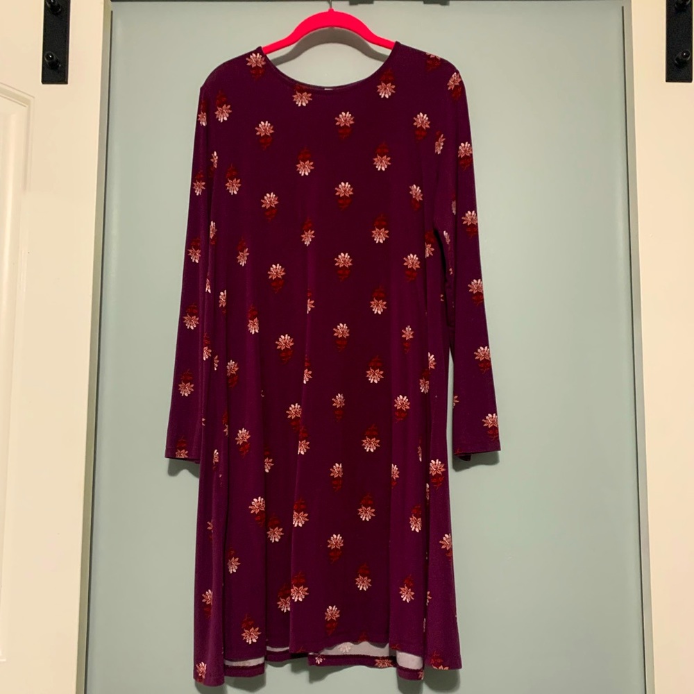 Old Navy Purple Floral Tunic